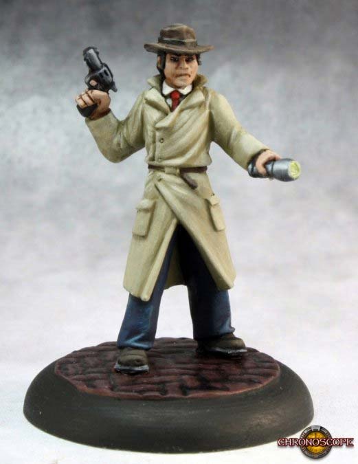 Reaper Miniatures Max Graves, Pulp Era Investigator 50294 Chronoscope Metal Mini