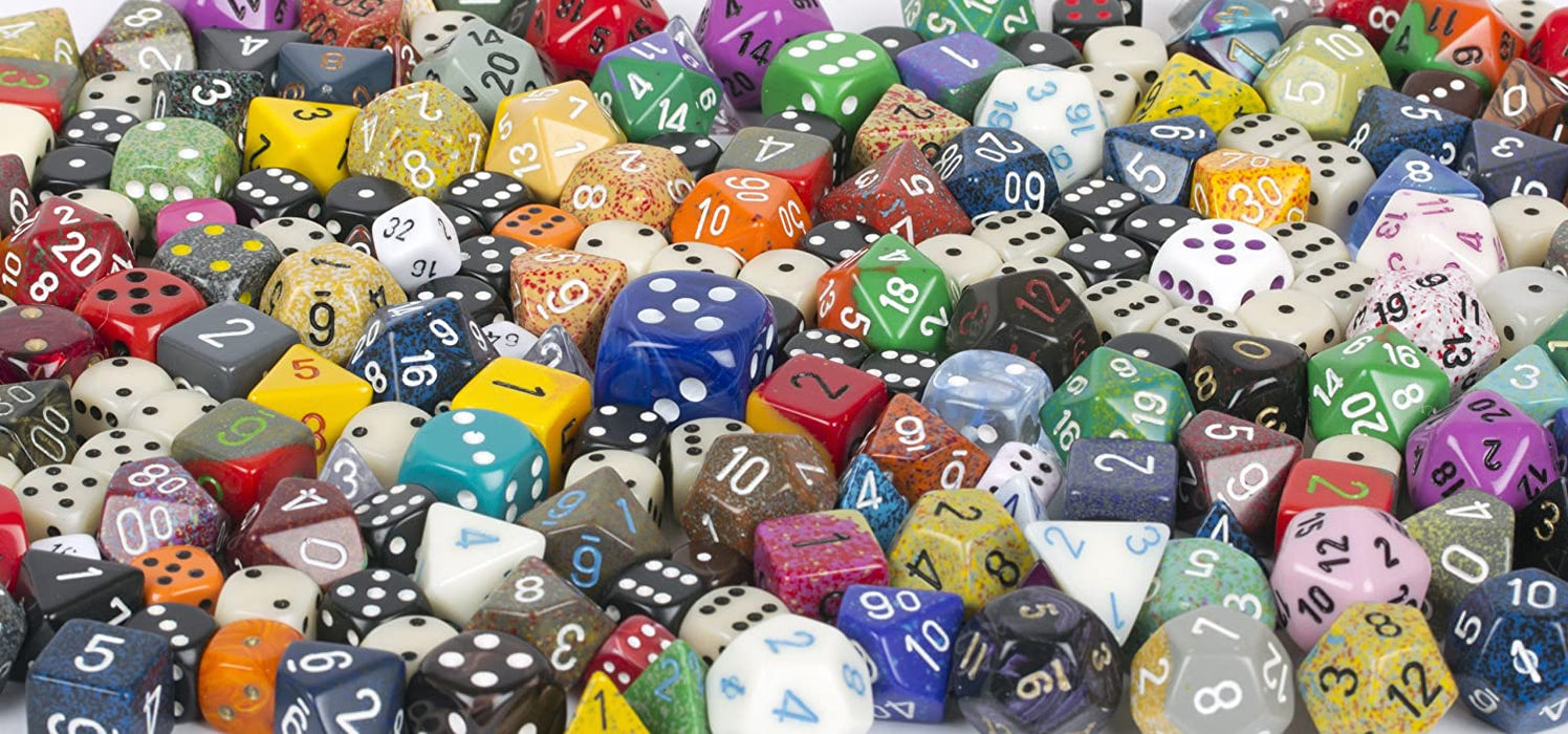 Pound-O-Dice Bag of Loose Assorted Chessex Dice (80 to 100 Dice)