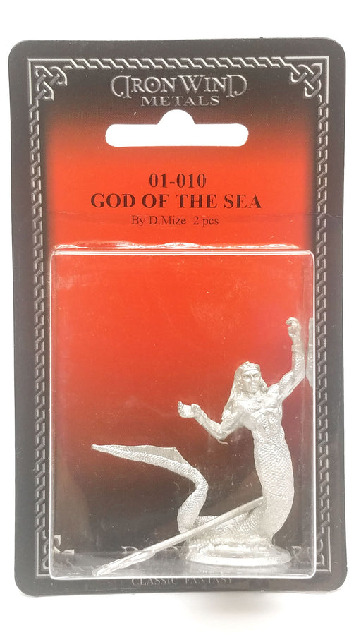 Ral Partha God Of The Sea #01-010 Unpainted Classic Fantasy RPG D&D Metal Figure