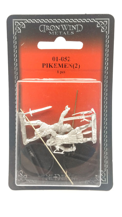 Ral Partha Pikemen (2 Pieces) #01-052 Unpainted Classic Fantasy RPG Metal Figure