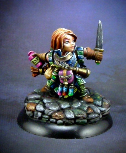 Silver 25th Anniversary Ametrine Earthlyte Dwarf 01611 Unpainted