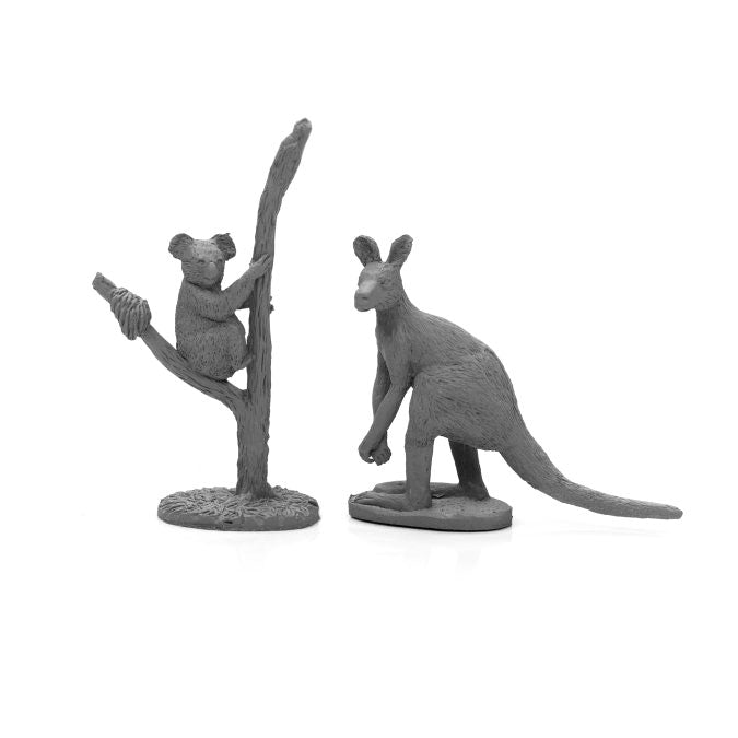 Reaper Australian Wildlife Brushfire Relief Miniatures #1649 Unpainted Metal