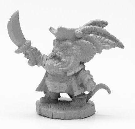 ReaperCon 2020 Mousling Captain Blackcrumb #04038 (#01669) Unpainted Figure