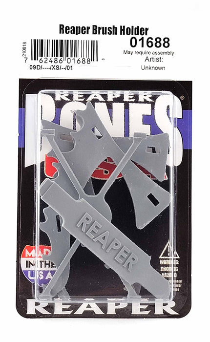 Reaper Brush Holder - Unpainted and Unassembled