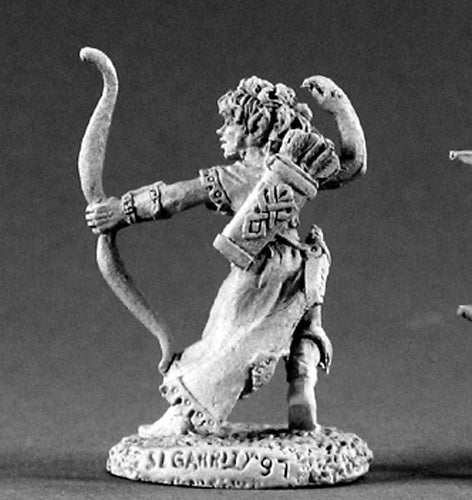 Reaper Miniatures Liara Silverrain #02155 Dark Heaven Legends Unpainted Metal
