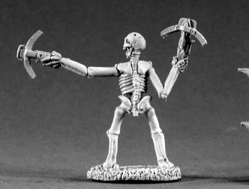 Reaper Miniatures Skeleton #02210 Dark Heaven Legends Unpainted Metal RPG Figure