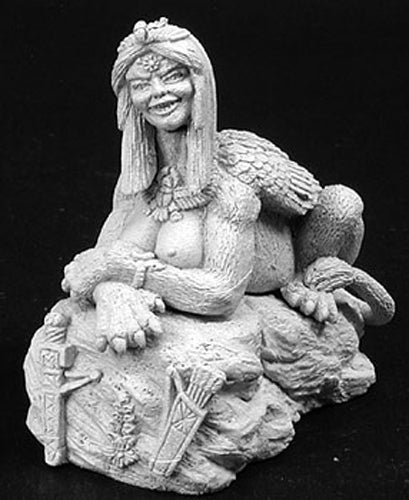 Reaper Miniatures Gameela, Female Sphinx #02792 Dark Heaven Unpainted Metal