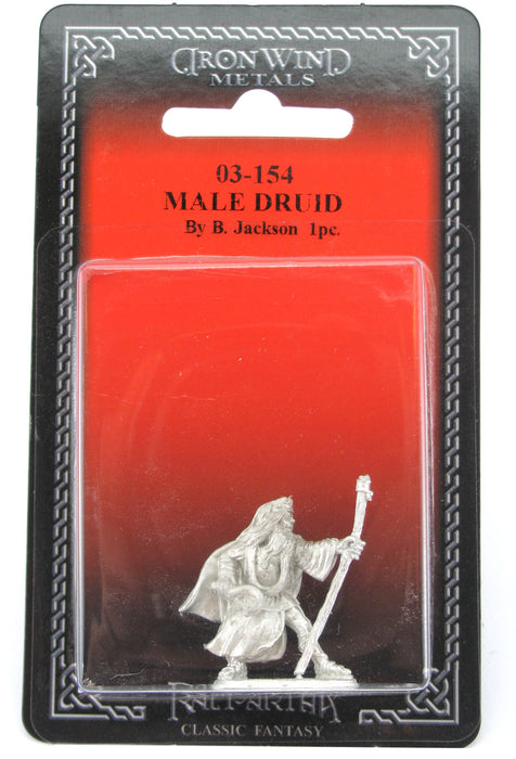 Male Druid #03-154 Classic Ral Partha Fantasy RPG Metal Figure