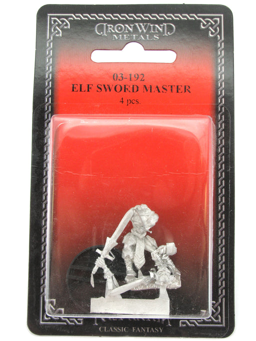 Elf Sword Master #03-192 Classic Ral Partha Fantasy RPG Metal Figure