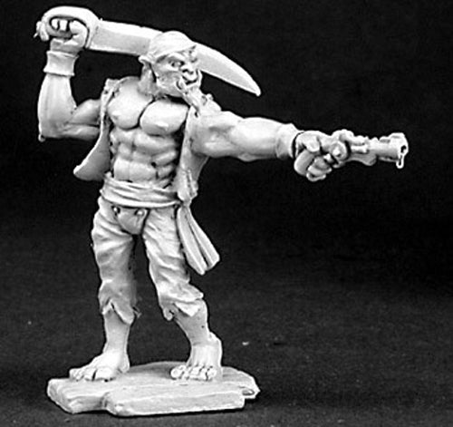 Unpainted Gagnar Scragslayer Half Orc Pirate 03188 Dark Heaven