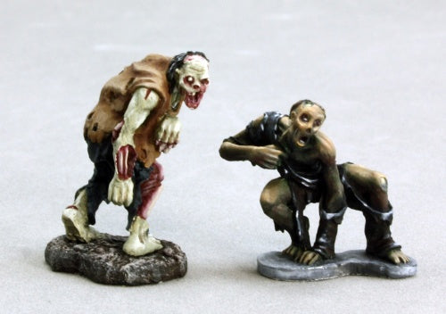 Reaper Miniatures Ronnie & Reggie, Zombies 2P 03601 Dark Heaven Unpainted Metal