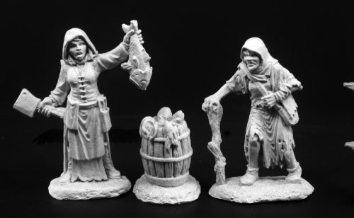 Townfolk of Dreadmere Fishwife & Crone 03789 Dark Heaven Legends