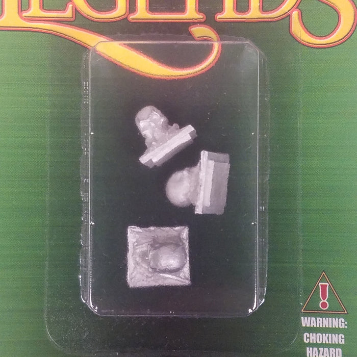 Reaper Miniatures Graveyard Finial - Skull (3) 03855 Dark Heaven Unpainted Metal