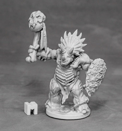Reaper Miniatures Thunderfoot Defender (Triceratops) #03874 Unpainted Metal Mini