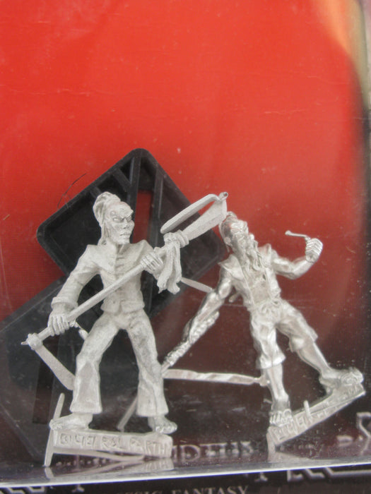 Masters of Kung Fu (2) #04-307 Classic Ral Partha Fantasy RPG Metal Figure