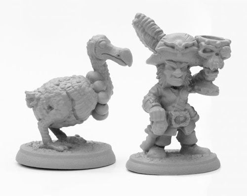 Reaper Miniatures Captain Black and Odo #04024 Unpainted Metal Figures