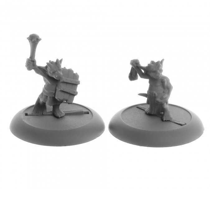 Ratpelt Kobolds (2) #04067 Dark Heaven Legends Unpainted Metal Figures