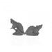 Giant Tomb Rats (2) #04089 Dark Heaven Legends Unpainted Metal Figures