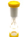 Koplow Games 3 Minute Sandtimer for Board Card Dice Games - Yellow Caps