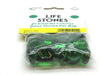 Pack of 20 Life Stone Gaming Glass Stones - Emerald