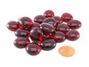Pack of 20 Life Stone Gaming Glass Stones - Red