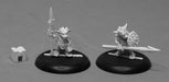 Reaper Miniatures Dungeon Dwellers Kobold Spearmen (2 Pc) #07020 Unpainted Metal
