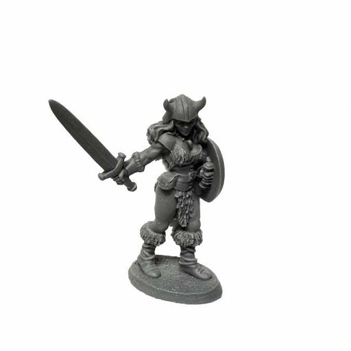 Dungeon Dwellers Jana Frostwind Barbarian #07025 Unpainted Bones USA Plastic