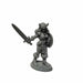 Dungeon Dwellers Jana Frostwind Barbarian #07025 Unpainted Bones USA Plastic