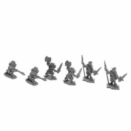 Dungeon Dwellers Bloodscale Kobolds (6) #07057 Bones USA Unpainted Plastic Minis