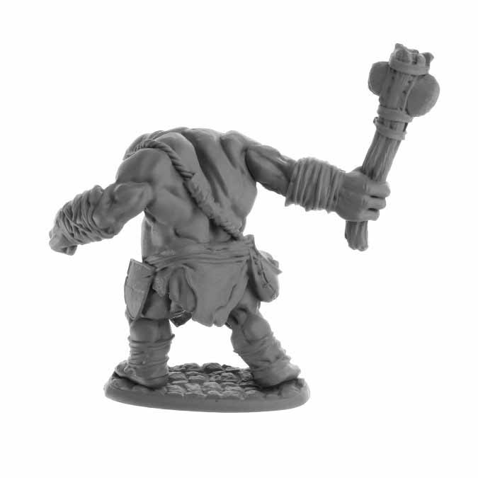 Dungeon Dwellers Ogre Clubber #07062 Bones USA Unpainted Plastic Figure