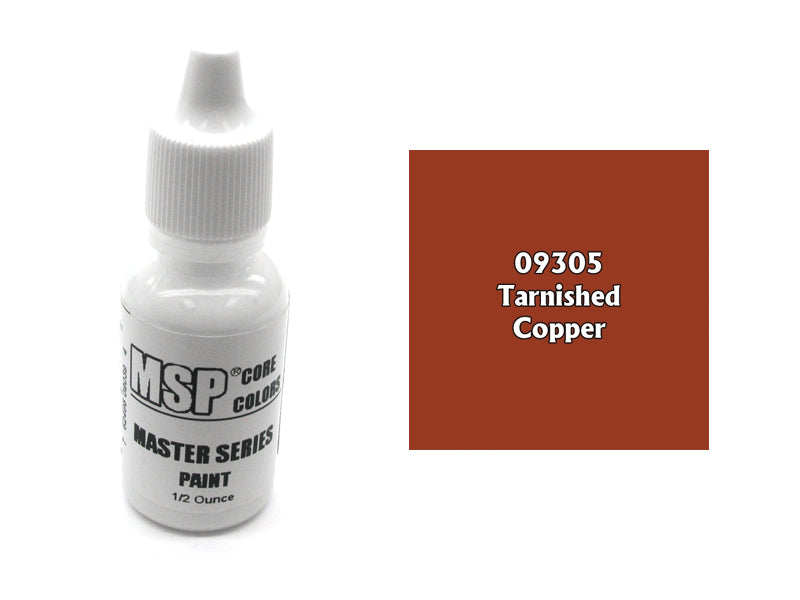 Minis Master Series Paints Core Color .5oz Bottle 09305 Tarnished Copper