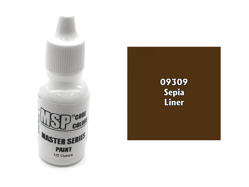 Reaper Miniatures Master Series Paints Core Color .5oz Bottle 09309 Sepia Liner