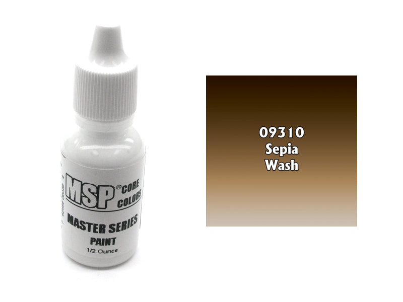 Reaper Miniatures Master Series Paints Core Color .5oz Bottle 09310 Sepia Wash