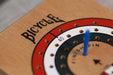 Bicycle 3 Track Wooden Cribbage Board with Pegs
