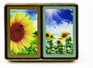 Congress Sunflowers Standard Index Bridge Playing Cards - 2 Deck Set