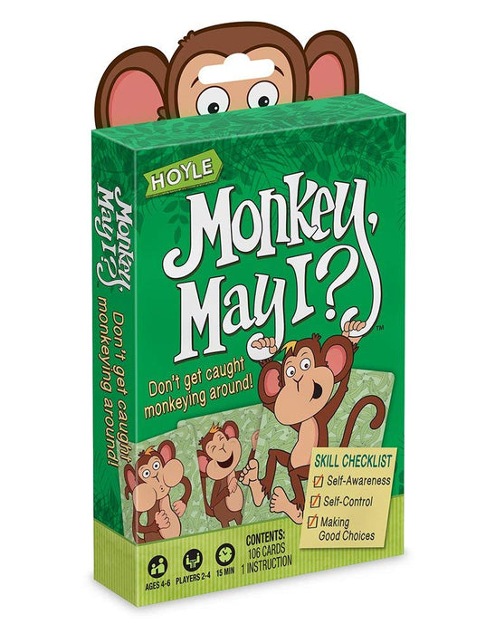 Hoyle Monkey May I? Kids Card Game