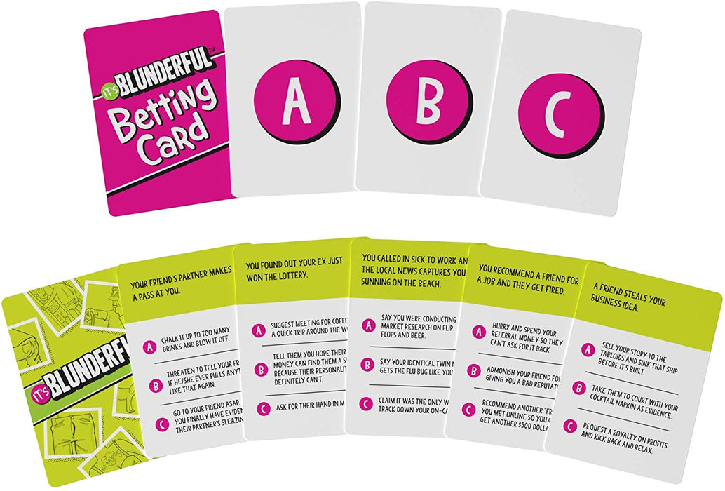 It's Blunderful - Betting on Life's Awkward Situations, Party Game
