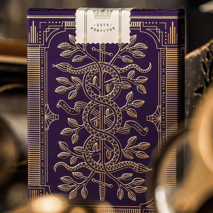 Theory11 Purple Monarchs Playing Cards