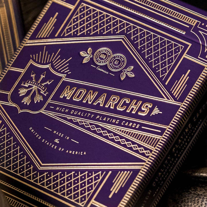Theory11 Purple Monarchs Playing Cards