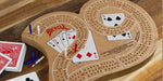 Bicycle 29 Cribbage Board with Pegs