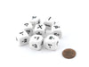 Pack of 8 D6 16mm Math Set (1) with Positive/Negative Numbers and Operators
