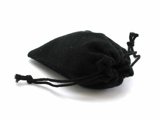 3.5" x 5" High Quality Solid Color Gaming Pouch Dice Bag - White
