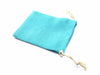 3"x4" Quality Cotton Drawstring Gaming Pouch Dice Bag - Blue