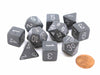 Polyhedral 10-Die Speckled Dice Set - Hi Tech