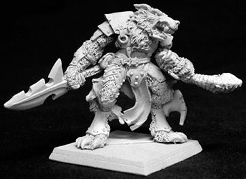 Reaper Miniatures Vasyl, Rageclaw Alpha #14030 Koborlas Unpainted RPG D&D Mini