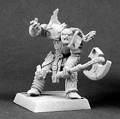 Reaper Miniatures Rogran, Overlords Hero 14286 Warlord, Overlords Unpainted Mini