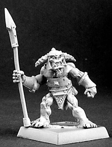 Reaper Miniatures Muktar, Lesser Orc Spearman #14369 Reven Unpainted D&D Mini