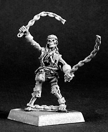 Reaper Miniatures Skeletal Chain Ganger #14392 Razig Unpainted RPG Mini Figure