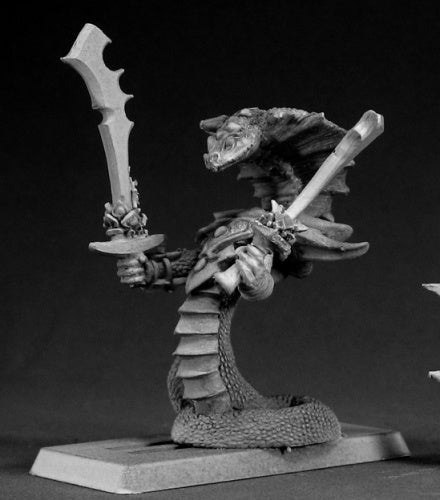Reaper Miniatures Tasanee, Venomspitter Hero #14503 Reptus Unpainted D&D Mini