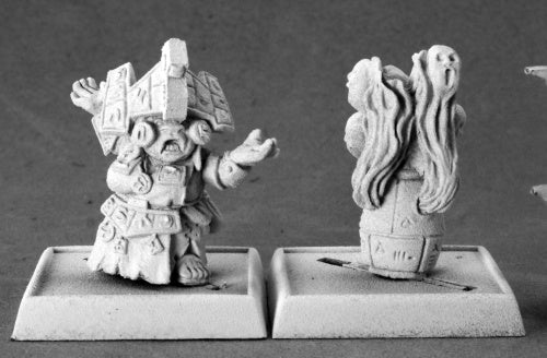Szerda, Bloodstone Gnome Priestess #14625 Bloodstone Gnomes Unpainted